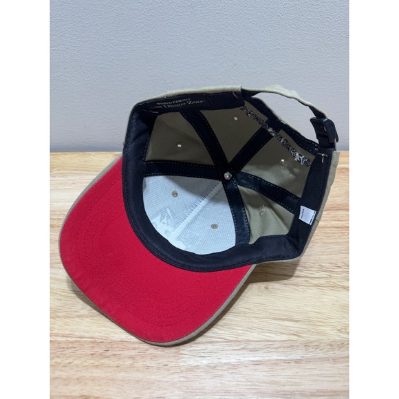 Vintage World Famous San Diego Zoo Panda Patch Adjustable Youth Baseball Cap Hat - Picture 7 of 12